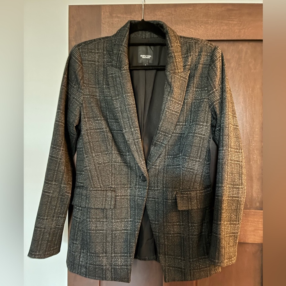 Simply Vera Vera Wang Black Blazer
